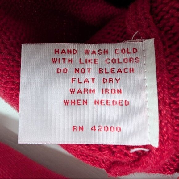 Vintage Ice Skating Cardigan Womens Size Small Red Snowflakes Winter Plaid - Picture 6 of 11